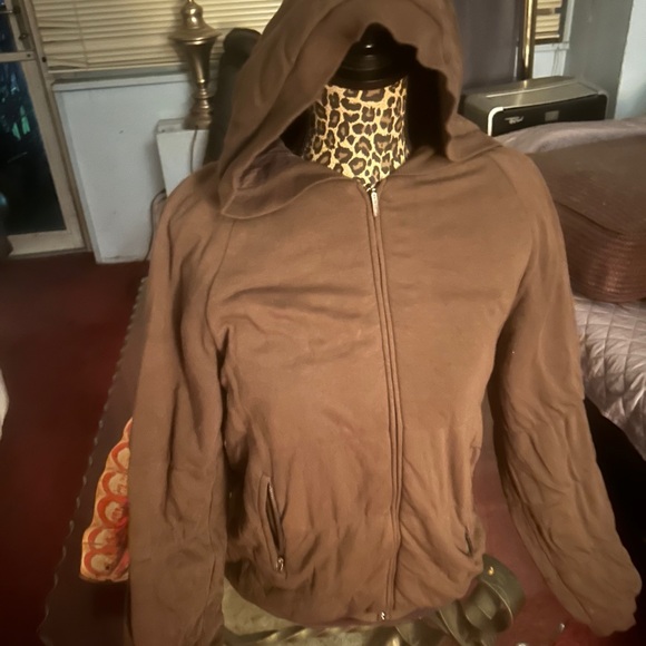 Philosophy di Alberta Ferretti Jackets & Blazers - Philosophy Brown Zip Up Jacket